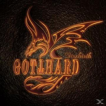 Logo mit einem Drachen und Gotthard-Text.