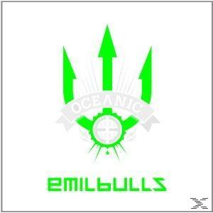 Grünes Dreizack-Logo mit dem Wort 'OCEANIC' und den Worten 'EMILBULLS' unten.