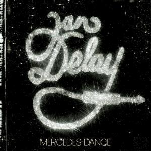 Albumcover für Jan Delays 'Mercedes-Dance'. Enthält den Namen des Künstlers und einen stilisierten Klinkenstecker.