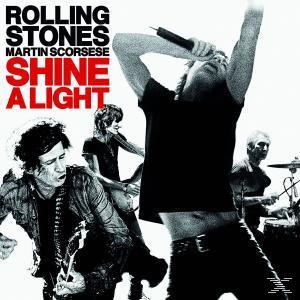 Ein Schwarz-Weiß-Konzertfoto mit den Rolling Stones und Martin Scorsese.