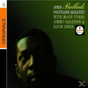 John Coltrane Albumcover. Schwarz-Weiß-Bild eines Mannes.