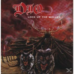 Dio-Albumcover. Artwork mit Wölfen, einer gehörnten Figur und einem dunklen, roten Himmel.