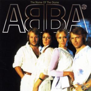 ABBA-Albumcover. Vier Mitglieder stehen zusammen mit 'ABBA' oben, schwarzer Hintergrund.