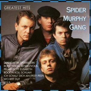 Spider Murphy Gang Albumcover. Vier Männer in einem Gruppenfoto.