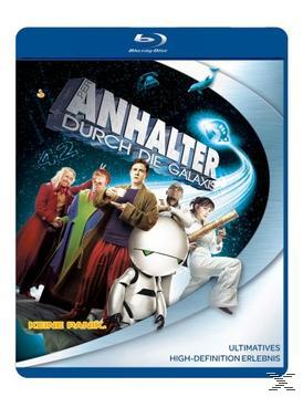 Filmposter von Per Anhalter durch die Galaxis. Schauspieler und Weltraum.