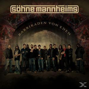 Albumcover mit einer Gruppe von Männern in dunkler Umgebung. Sie stehen vor einer Tür.