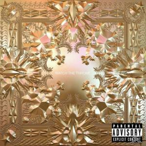 Albumcover mit goldenen Details und dem Titel 'Watch The Throne'.