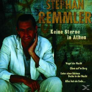 Albumcover von Stephan Remmler, Portrait mit dem Text 'Keine Sterne in Athen'.