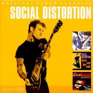 Albumcover mit einem Mann, der eine Gitarre hält, und drei kleineren Albumcovern.