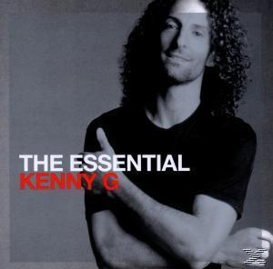 Albumcover mit Kenny G und Text, Schwarzweiß.