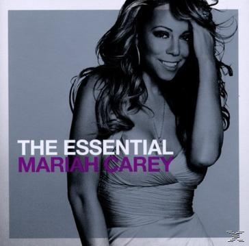 Albumcover von 'The Essential Mariah Carey'. Mariah Carey ist auf dem Cover. Der Hintergrund ist lila.