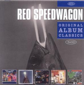 Albumcover für REO SPEEDWAGON, mit Bandname und Albumtitel über einer Fischgrafik.