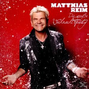 Matthias Reim Albumcover. Ein Mann vor rotem Hintergrund mit Schnee.