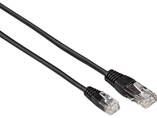 HAMA Câble de connexion DSL, 3 m - Câble de raccordement DSL, 3 m, Noir