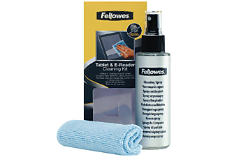 Kit limpieza - Fellowes, spray de 120ml para pantallas PC, tablet y EBook