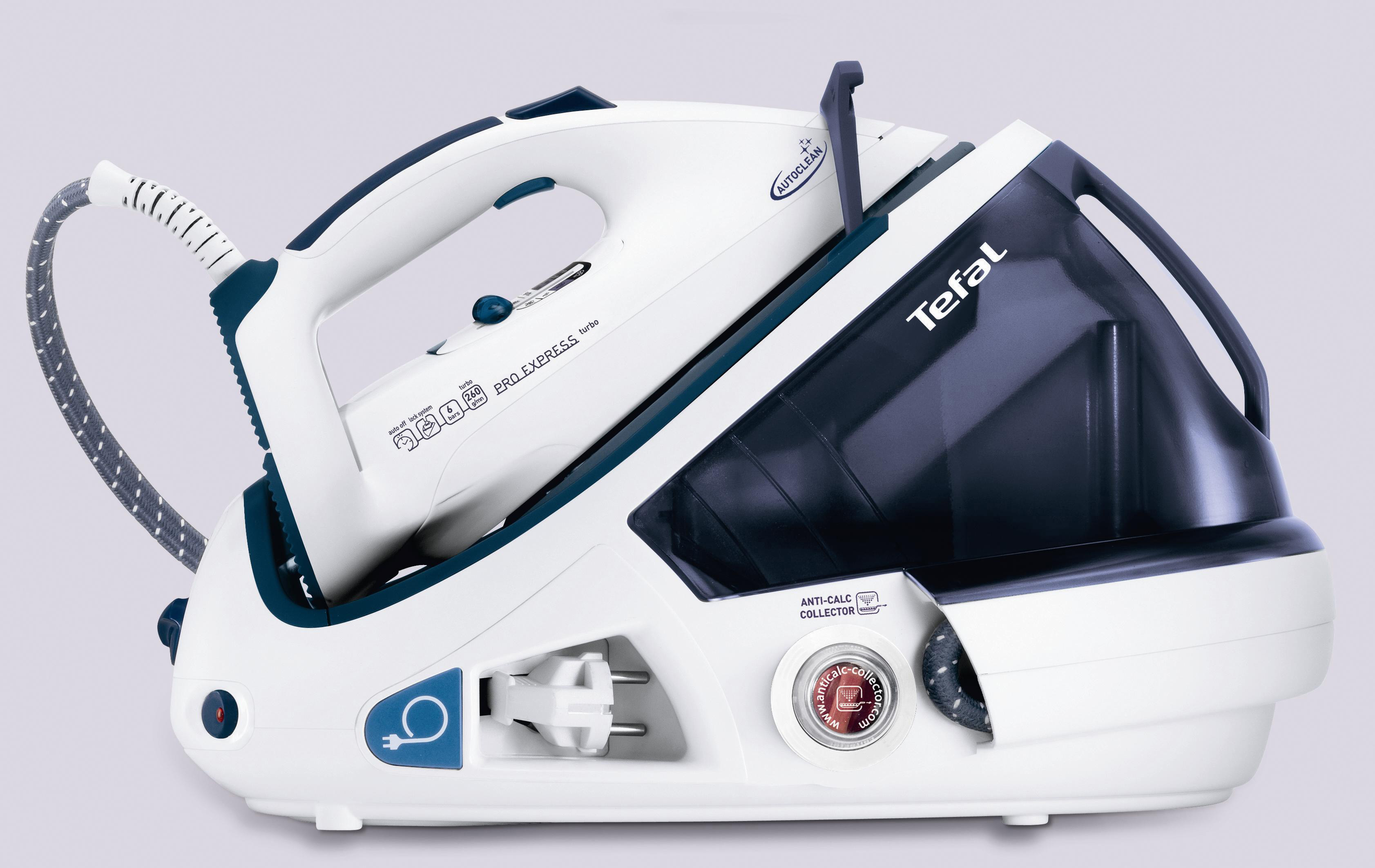 TEFAL GV8461 Pro Express Turbo Dampfbügelstation 2200 Watt, 6 bar