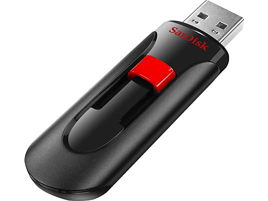 HAMA CRUZER GLIDE 32GB USB2 BLACK/RED - USB-Stick  (32 GB, Schwarz/Rot)