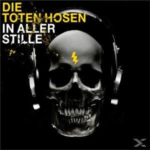Albumcover: Totenkopf mit Kopfhörern. Gelber Blitz auf der Stirn. Schwarzer Hintergrund.