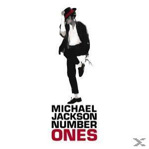 Michael Jackson op een witte achtergrond, gekleed in een zwart pak en hoed, in een danspose, tekst eronder.