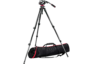 MANFROTTO Manfrotto Treppiedi MPRO CF + testa MVH502A + sacca - Treppiede + testa + borsa treppiede