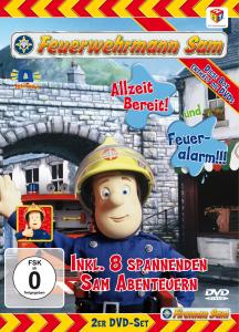 DVD Sam Feuerwehrmann Feueralarm!!! bereit! Allzeit - /