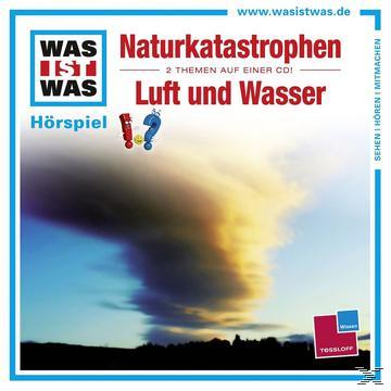 Albumcover: Cartoon einer Gewitterwolke mit Text, blauem Himmel und einem Fragezeichen.