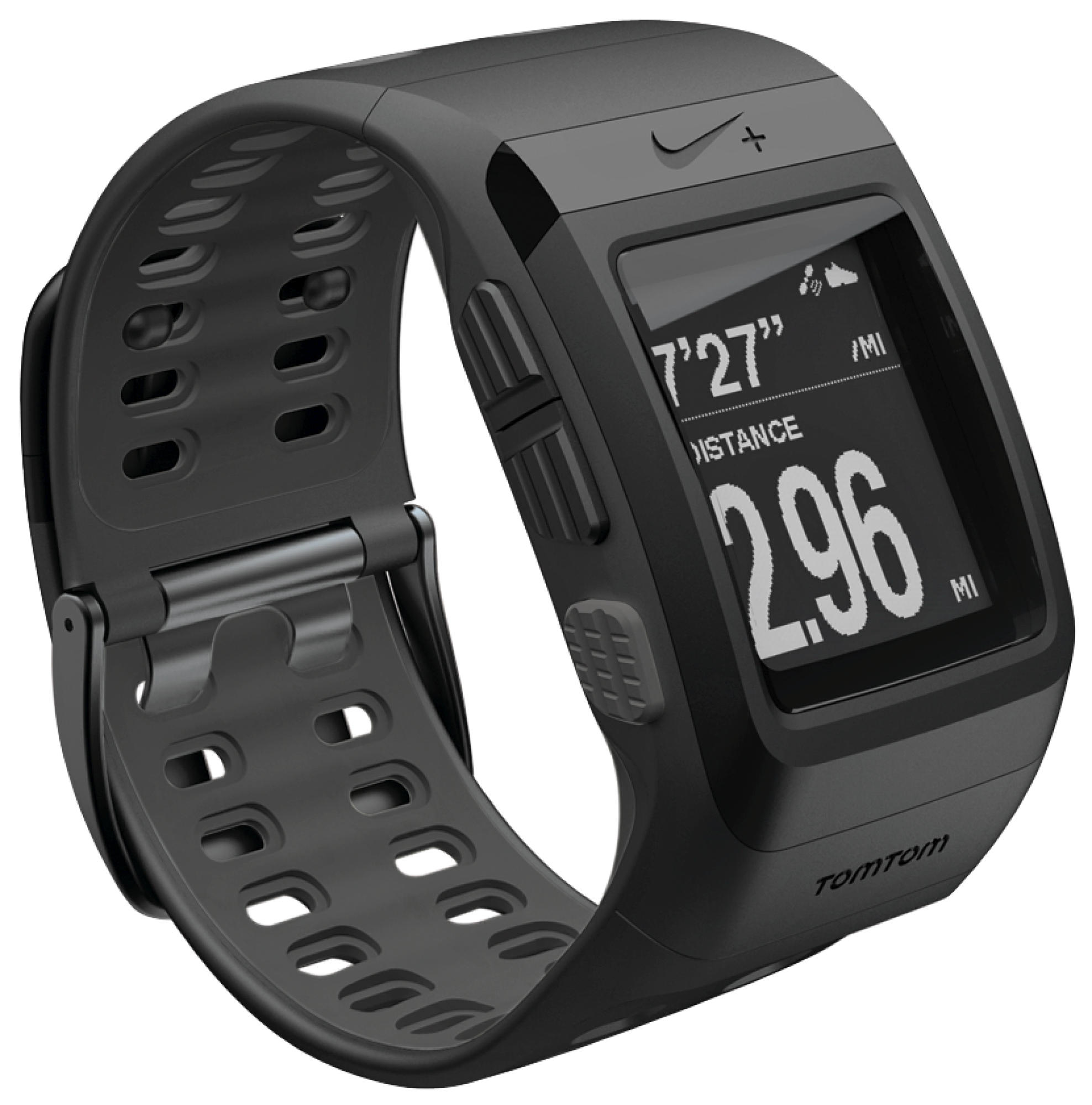 Reloj deportivo - Tom Tom Nike Sportwatch Negro, GPS y Sensor Nike+