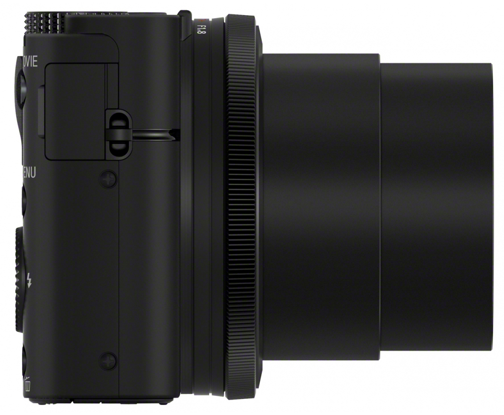 SONY Cyber-shot Schwarz, 3.6x Digitalkamera DSC-RX100 Fine/TFT-LCD Xtra Zeiss I , opt. Zoom