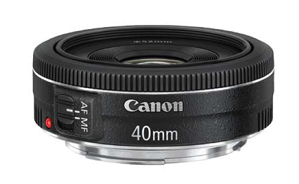 CANON EF 40mm 1:2,8 STM - 40 mm f/2.8 STM (Objektiv für Canon EF-S-Mount, Schwarz)