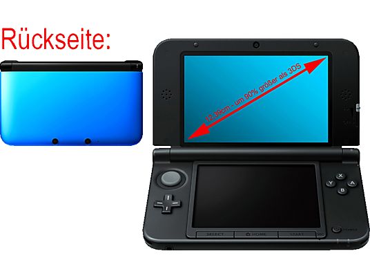 NINTENDO 3DS XL blau+schwarz