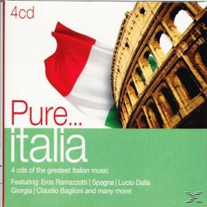 CD-Cover mit italienischer Flagge, Kolosseum-Bild und Text über italienische Musik.