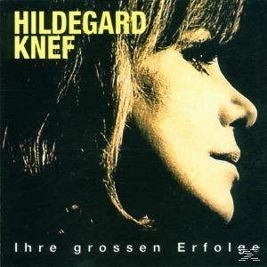 Albumcover, Schwarzweißfoto von Hildegard Knef. Text lautet 'Ihre grossen Erfolge'.