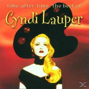 Albumcover. Frau mit Hut. Titel: Time After Time, The Best Of Cyndi Lauper.