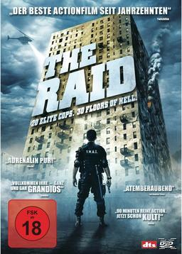 Filmposter mit einem großen Gebäude und einem Mann mit dem Rücken zur Kamera.