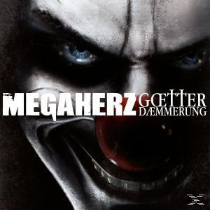 Albumcover. Ein Clown mit roter Nase, weißem Gesicht und schwarzem Hintergrund. Bandname sichtbar.
