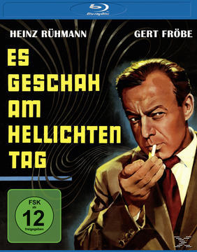 DVD-Cover mit Heinz Rühmann und Gert Fröbe. Text: Es geschah am hellichten Tag.