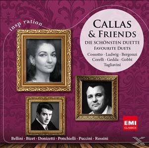 Maria Callas, Franco Corelli, Carlo Bergonzi - CALLAS & FRIENDS - DUETTE  - (CD)