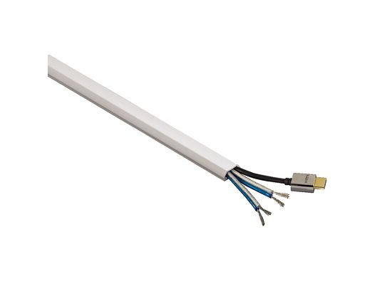 HAMA 20571 PVC DUCT ANG 100/2.1/1.0CM - Kabelkanal (Weiss)