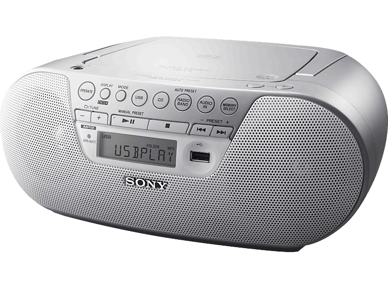 Radio CD Sony ZS PS30CP Boombox compacto con CD, USB