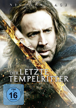 DVD-Cover. Nicolas Cage mit einem Schwert.