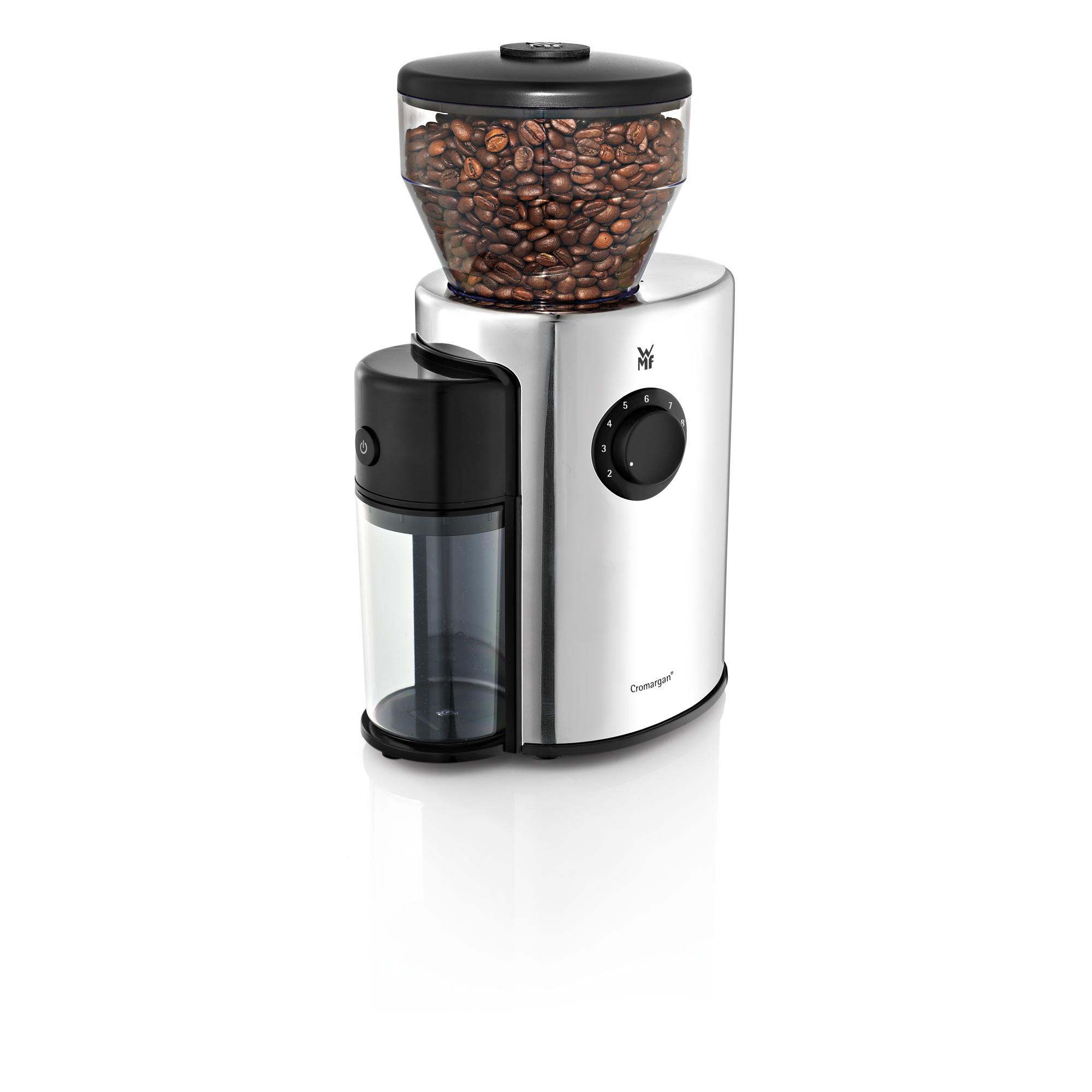 WMF 04.1702.0021 Skyline  Kaffeemühle Cromargan® 150 Watt, Stahl-Kegelmahlwerk