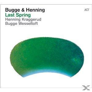 Albumcover: Grüne ovale Form. Text: 'Bugge & Henning', 'Last Spring'.