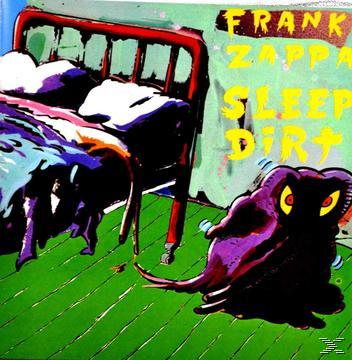 Albumcover. Bett mit Monster. Grüner Boden und Text.