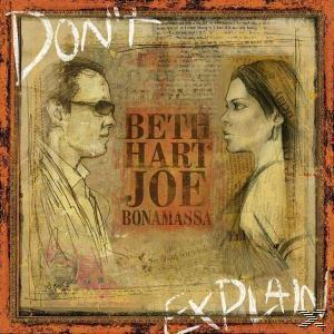 Albumcover: Beth Hart und Joe Bonamassa stehen sich gegenüber. Text: Beth Hart Joe Bonamassa, Don't Explain.