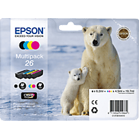 Epson Original Tintenpatrone Mehrfarbig C13t26164010 Tintenpatrone Eisbar Multipack Mehrfarbig C13t26164010 Online Kaufen Saturn