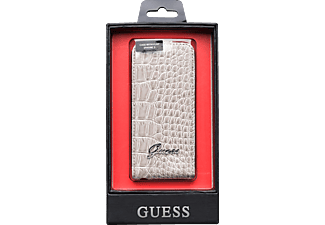 GUESS IPH5 Leather Flap, beige - Custodia a portafoglio (Adatto per modello:  )