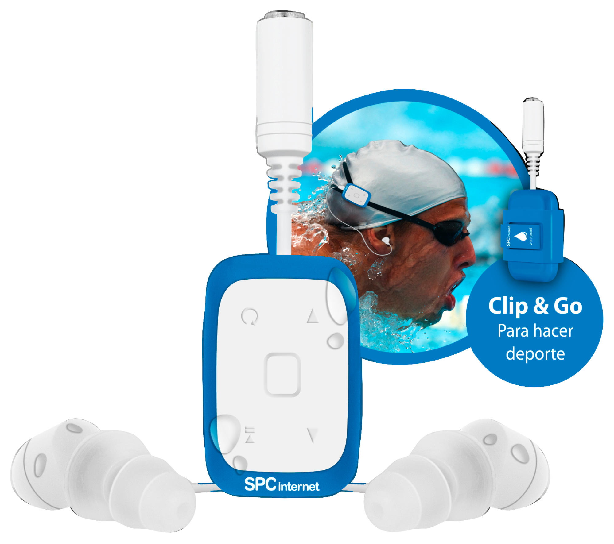 MP3 acuático - SPC Internet 8332 Rosa