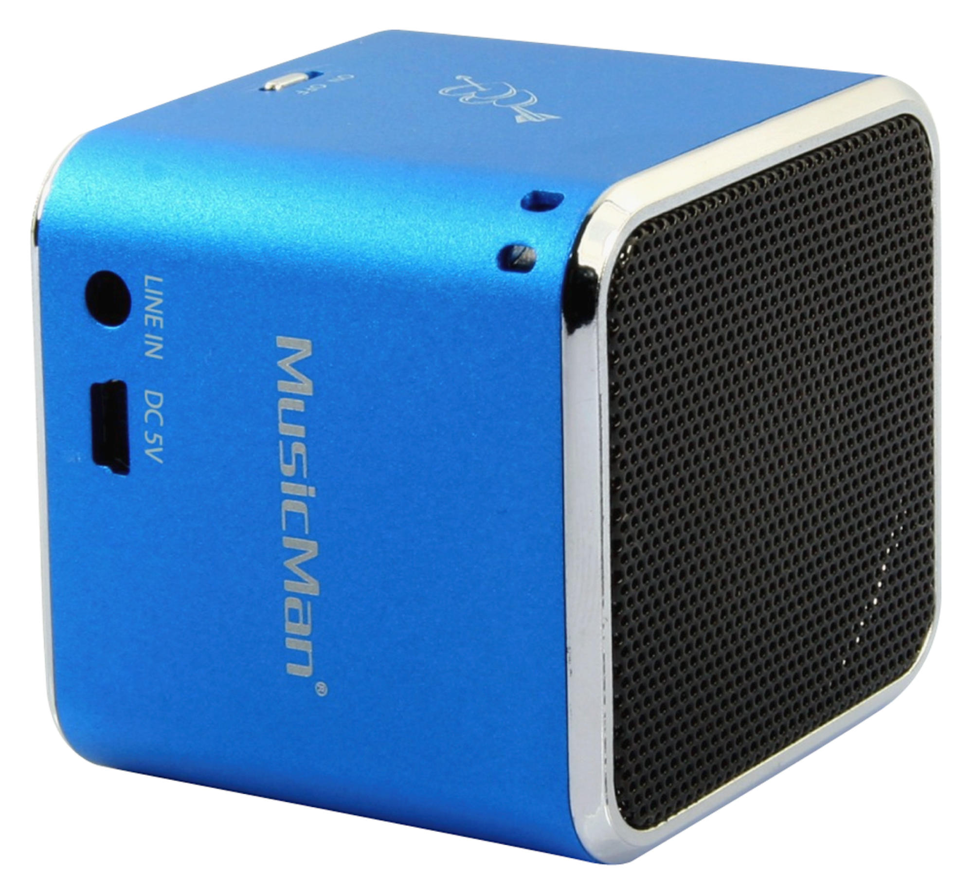 TECHNAXX MusicMan Mini BT-X2 Bluetooth Lautsprecher, Blau