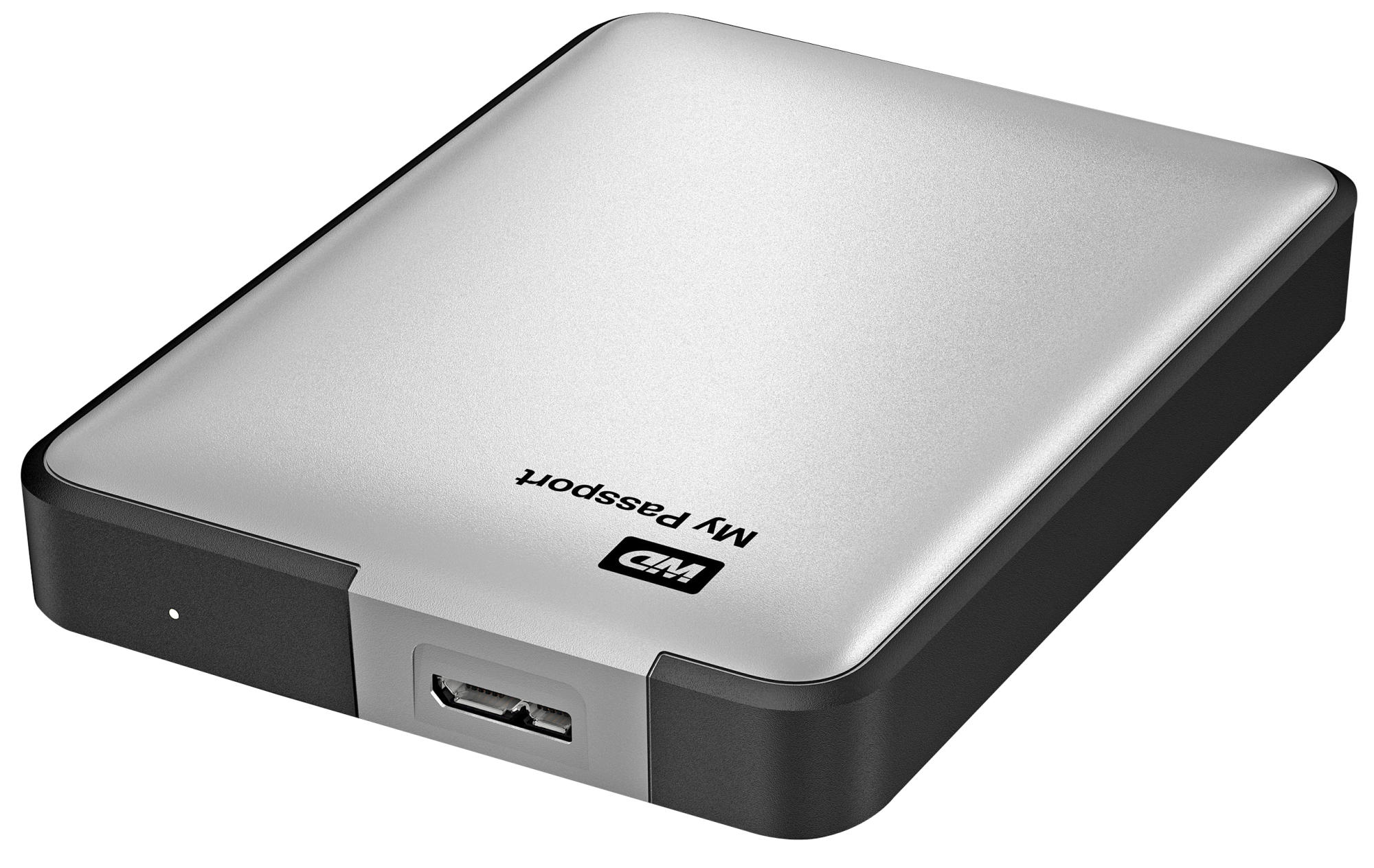 Disco duro de 2Tb - WD My Passport, silver, externo, 2.5" y USB 3.0