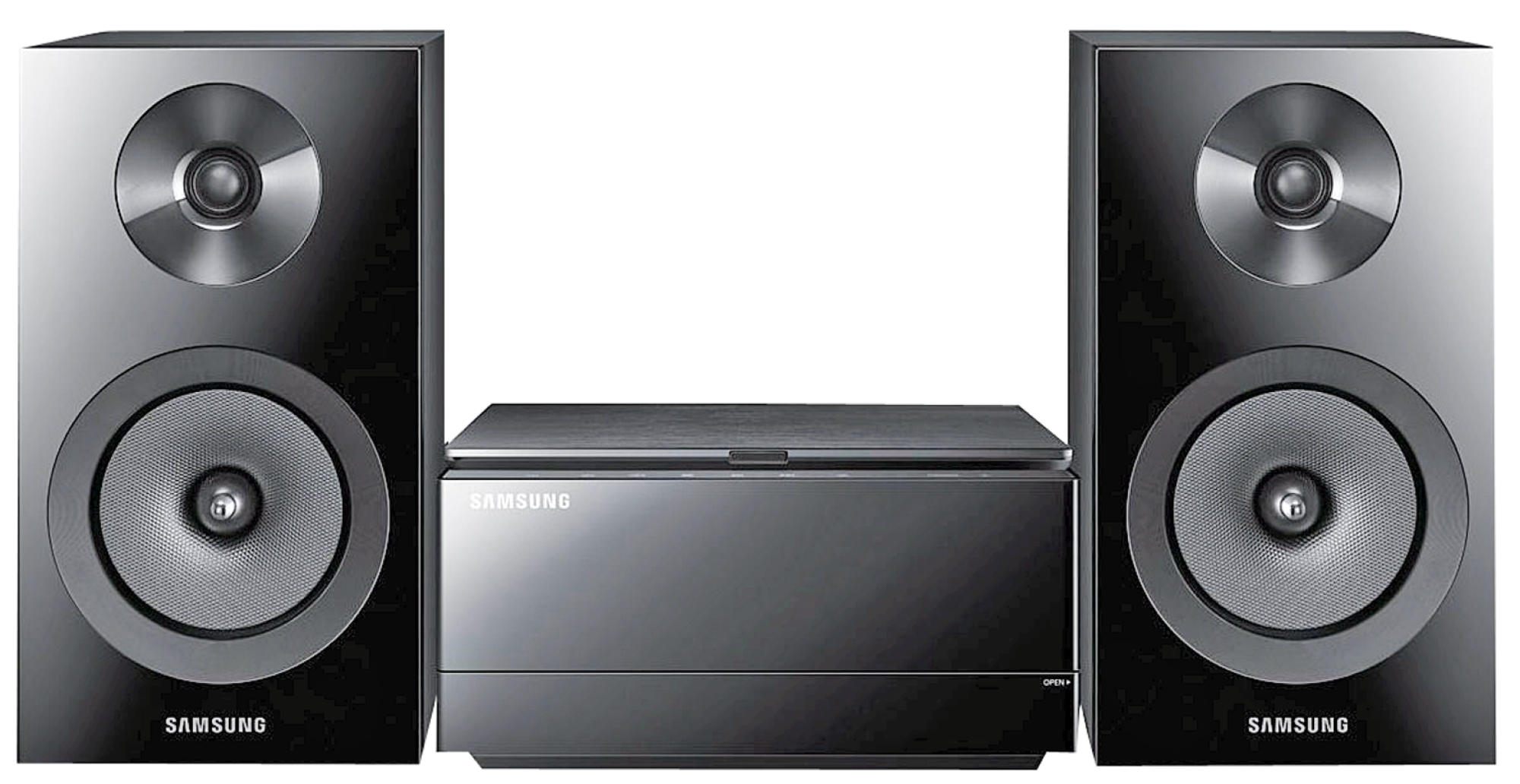 Microcadena - Samsung MM-E430D, Negro, Bluetooth, Dolby Digital, Estéreo